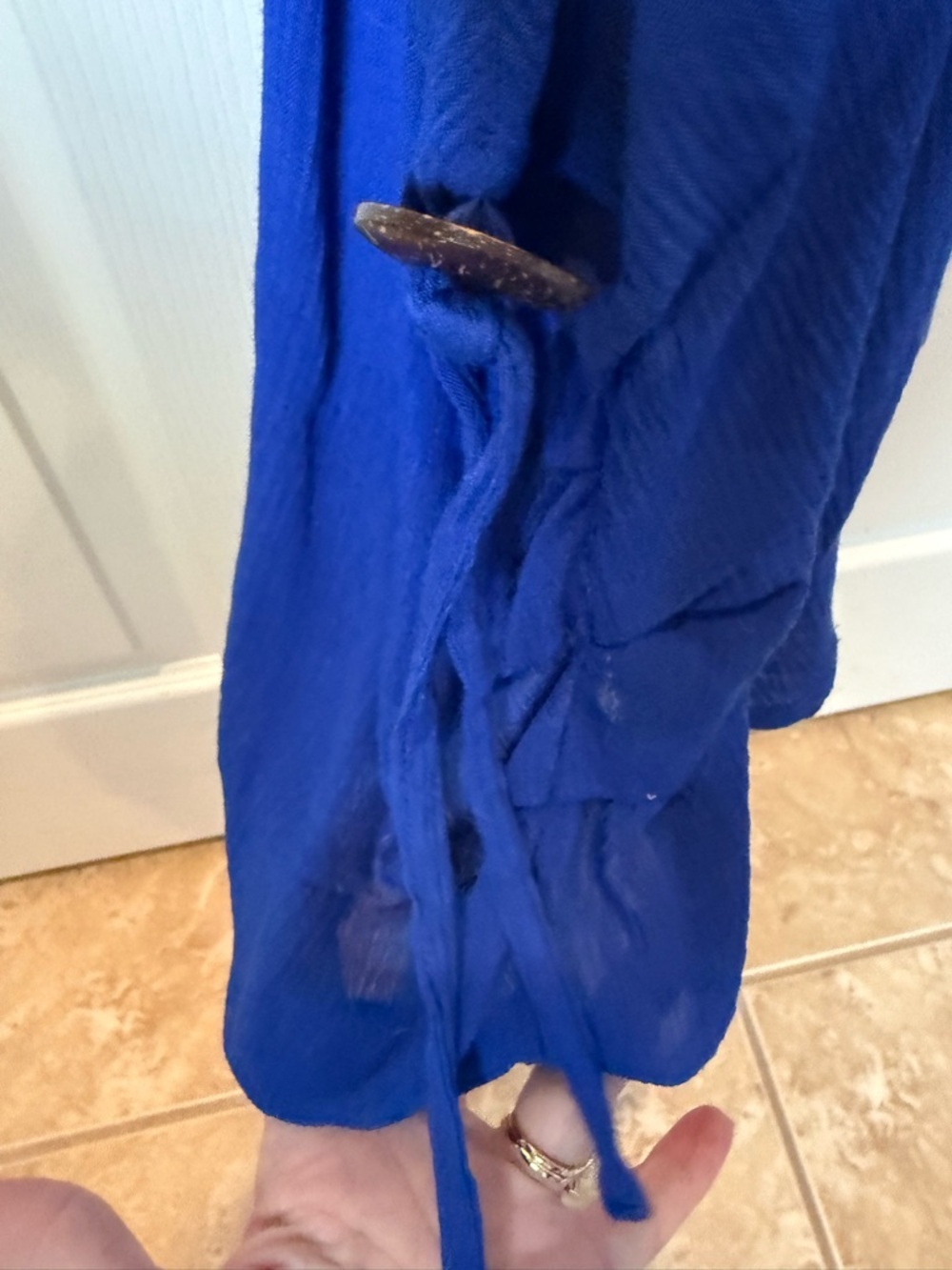 # Kaktus XXL Sleeveless Cobalt Blue Maxi/Midi Dress - Picture 3 of 5
